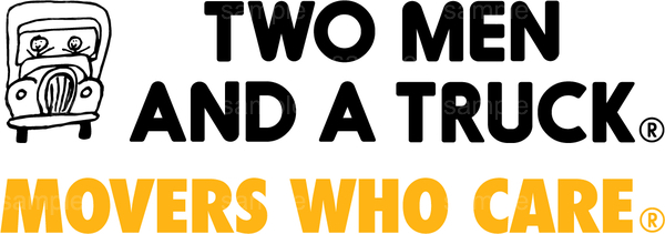 2 men and truck banner